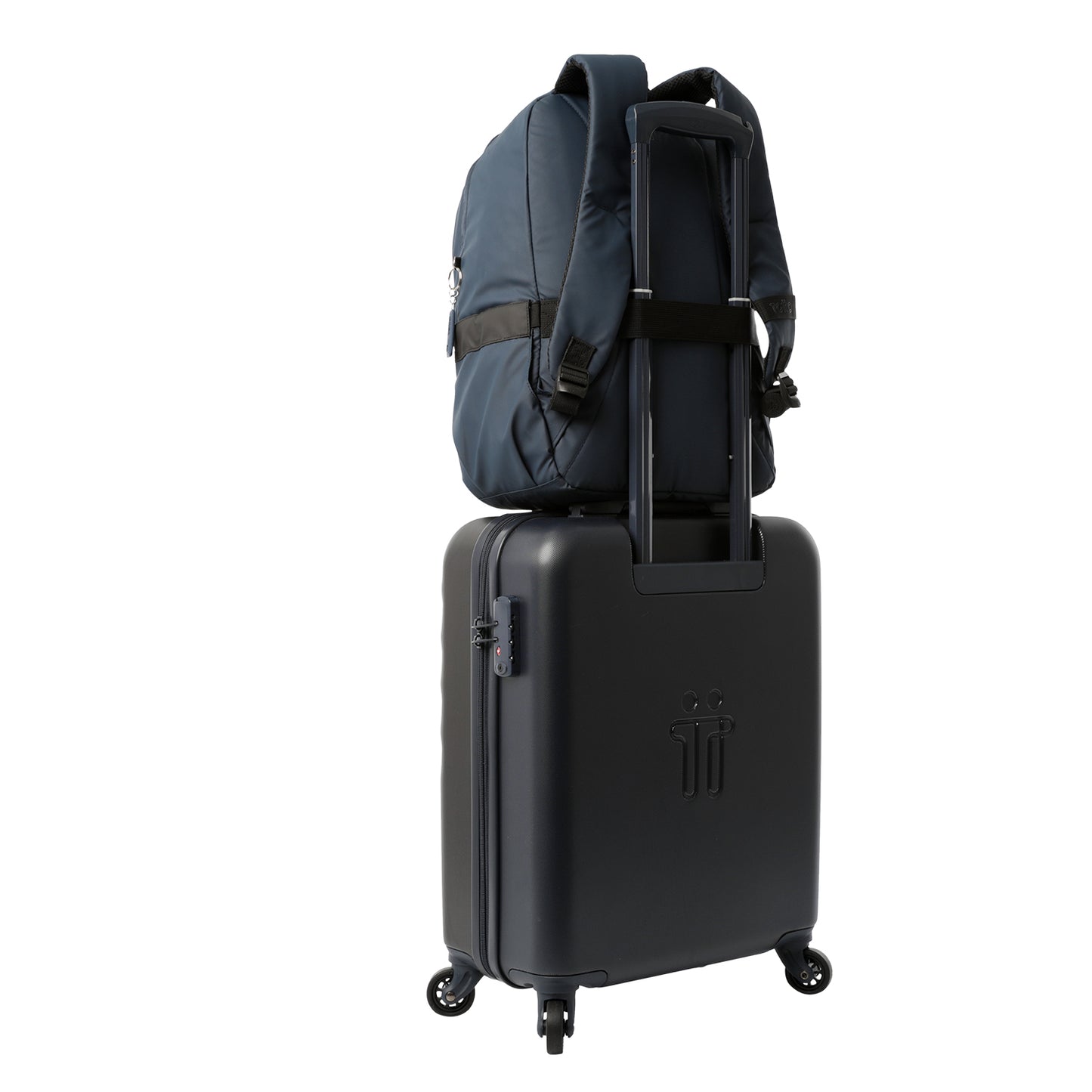 Mochila Totto Ejecutiva Wivetto Azul - Porta Laptop 14" y Tablet 10" | Mochila Ergonómica AirMesh