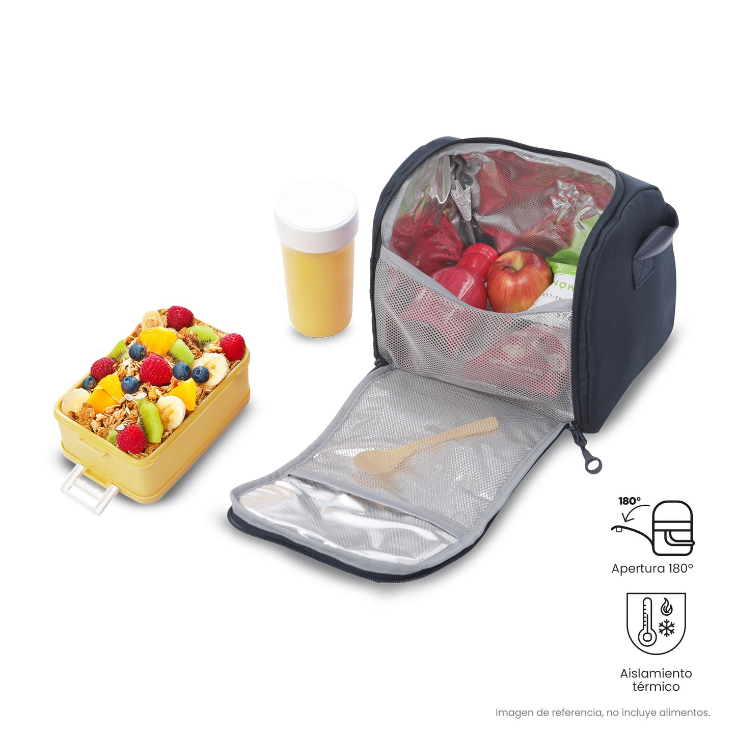 Lonchera Totto Térmica Grande Steif Azul 9L - Porta Almuerzo 5 Horas | Bolso Térmico Unisex
