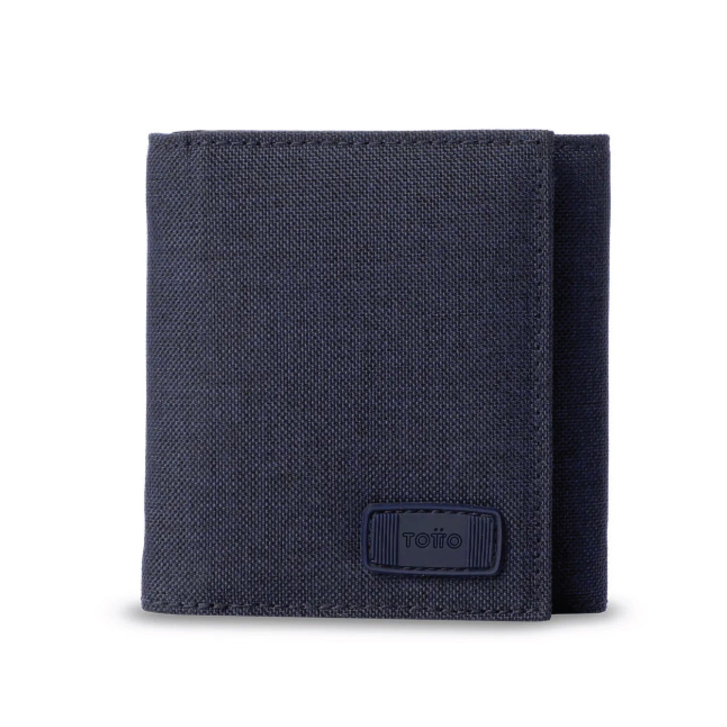 Billetera Totto para Hombre Riva Grande Azul – Con Protección RFID Blocker, Cierre en Velcro y Material Reciclado