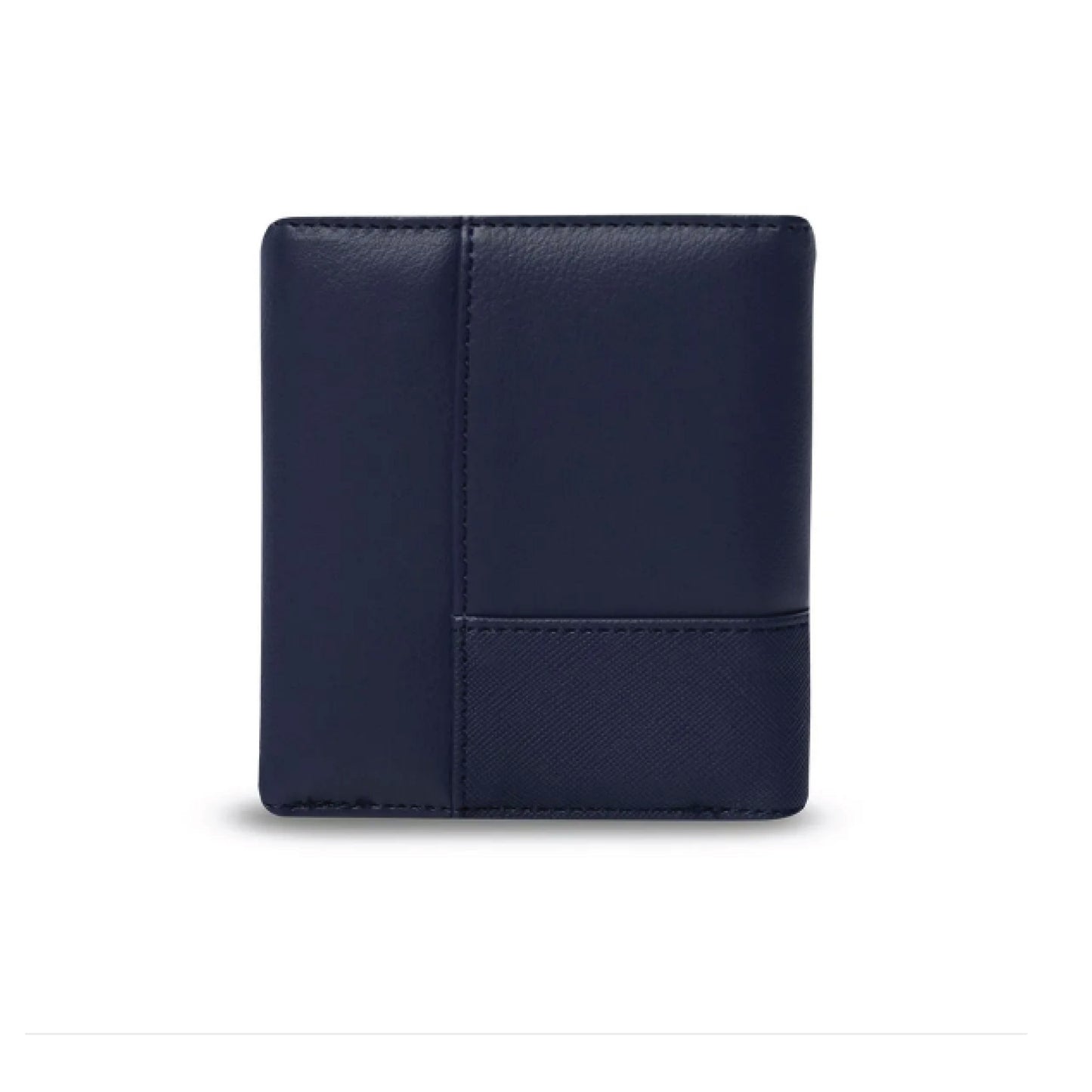 Billetera Totto para Hombre Saffiano Aqi Azul – Con Protección RFID Blocker, Cierre de Broche y Diseño Compacto