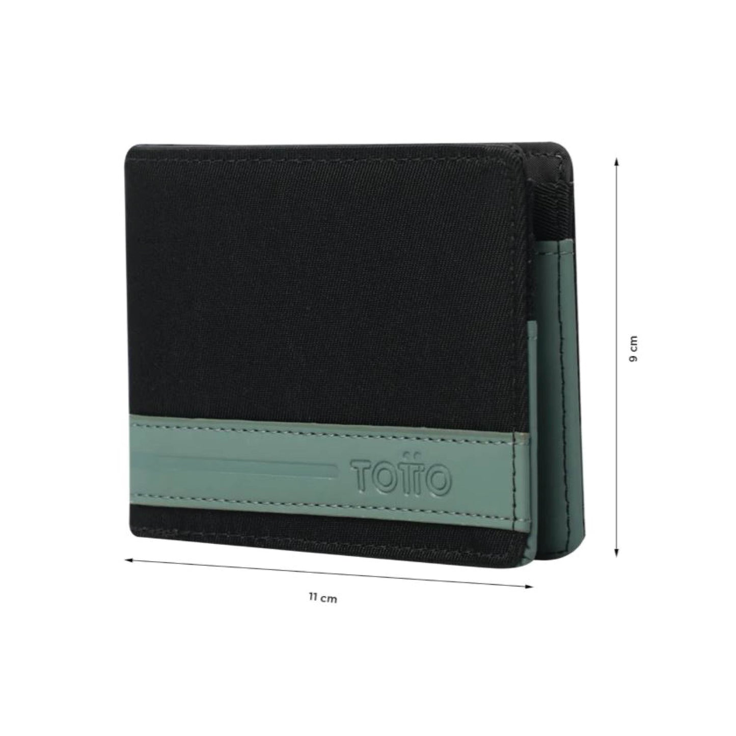 Billetera Totto Vlideri 3.0 con antitobo RFID Blocker Color Negro