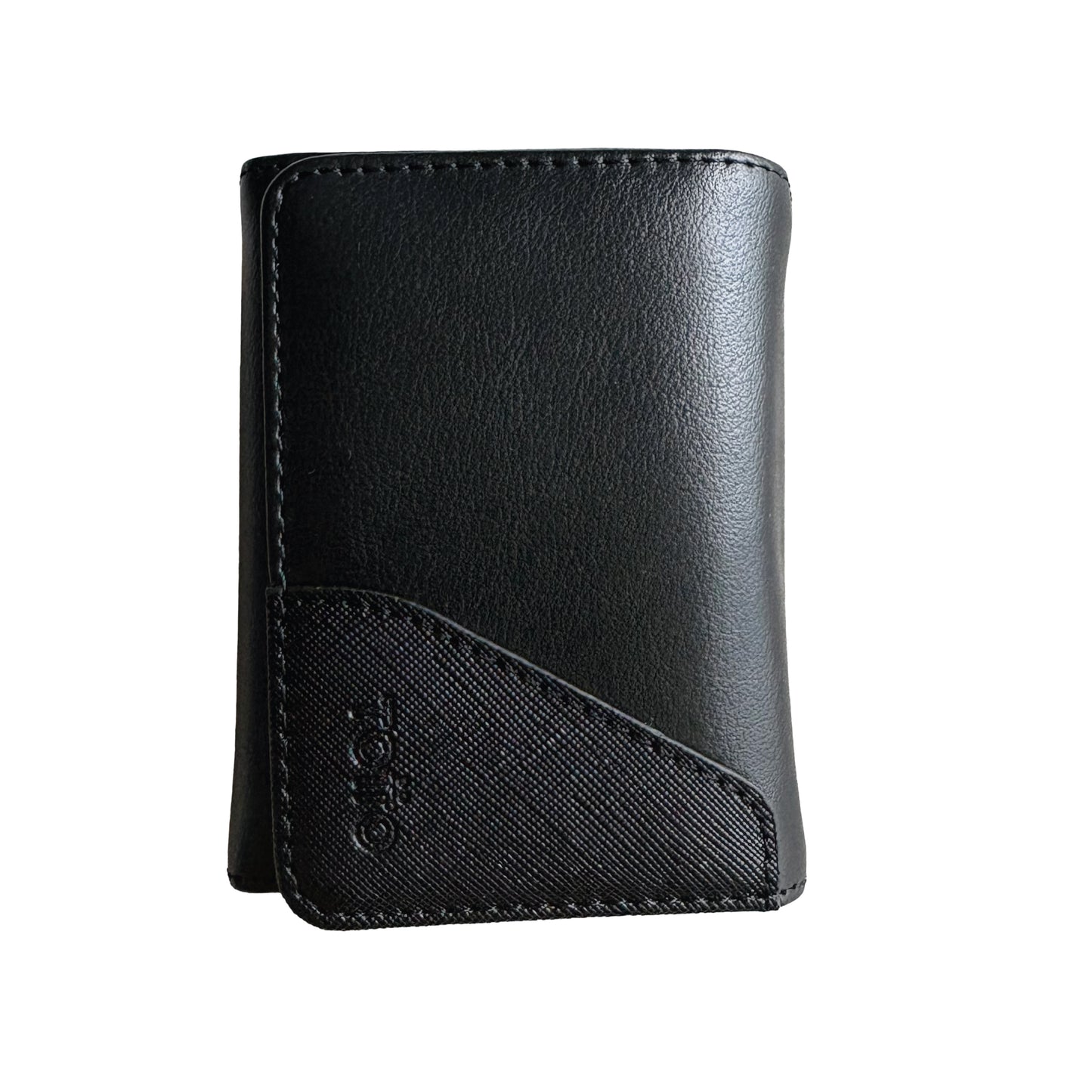 Billetera Totto Saffiano anti robo Rfid Para Hombre Color Negro