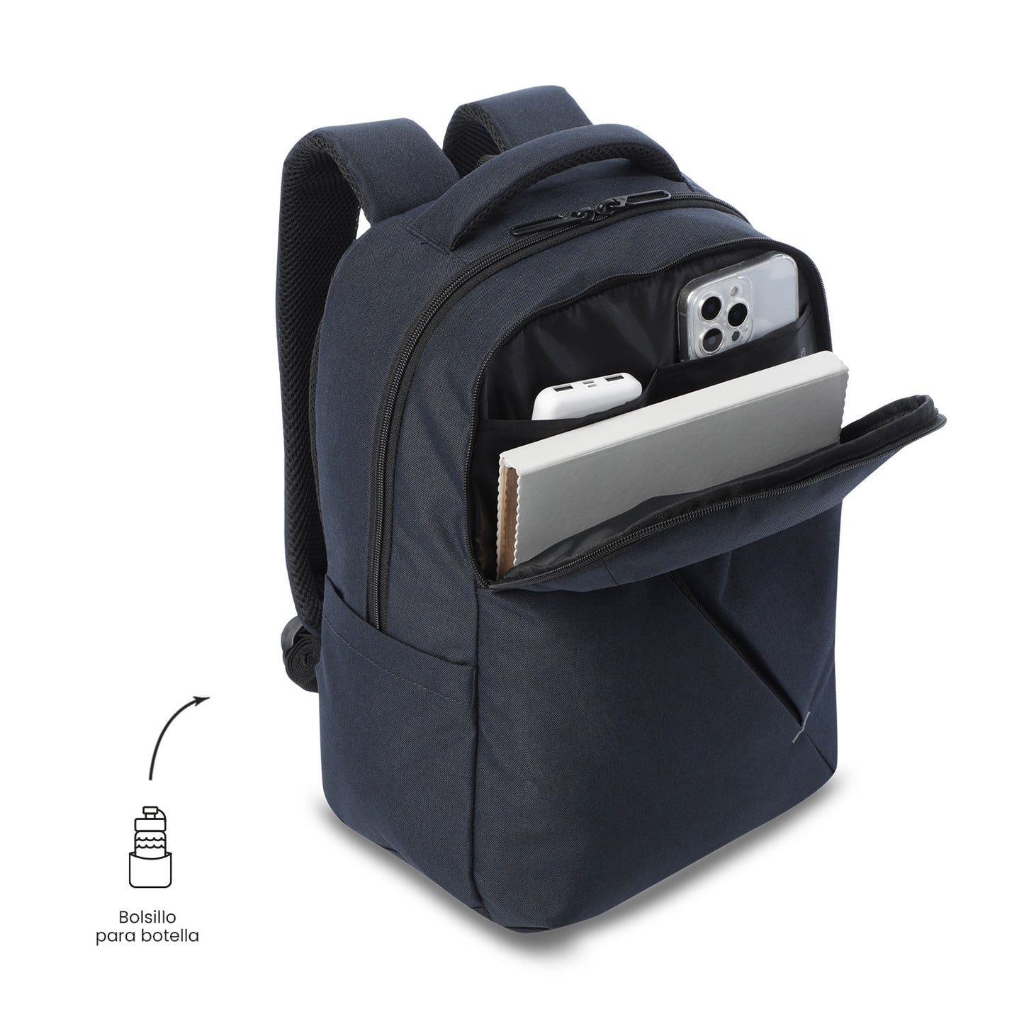 Mochila Totto Osaka Azul - Porta Laptop 15.4" | Morral Ejecutivo Unisex Melange