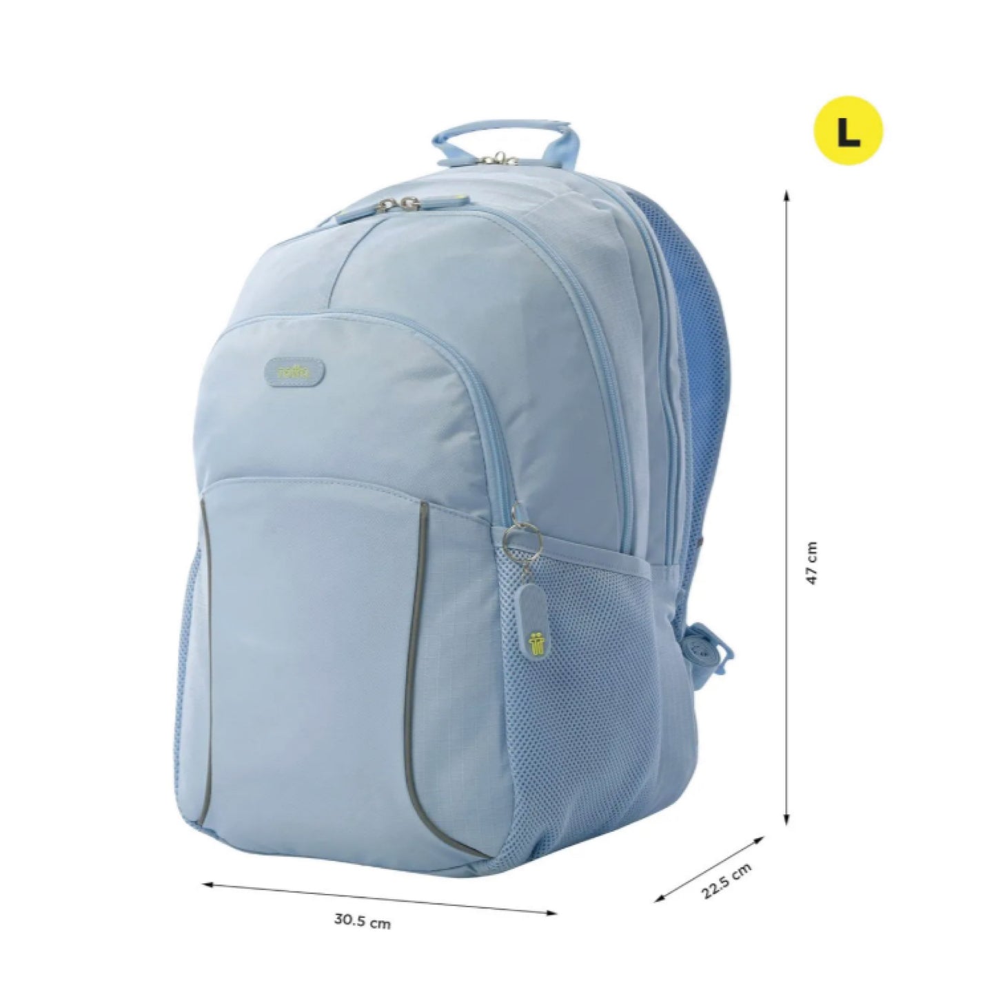 Mochila Totto Ecológica para mujer Cambri 2.0 - Porta Laptop 15.4" | Lona Reciclada RPET 32L Antirrobo