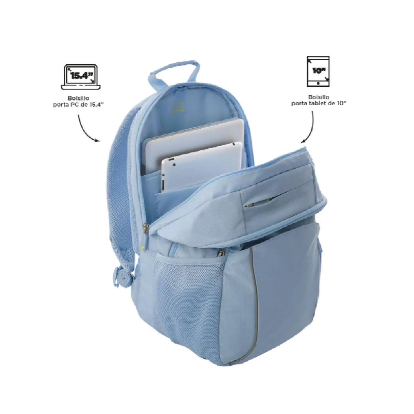 Mochila Totto Ecológica para mujer Cambri 2.0 - Porta Laptop 15.4" | Lona Reciclada RPET 32L Antirrobo