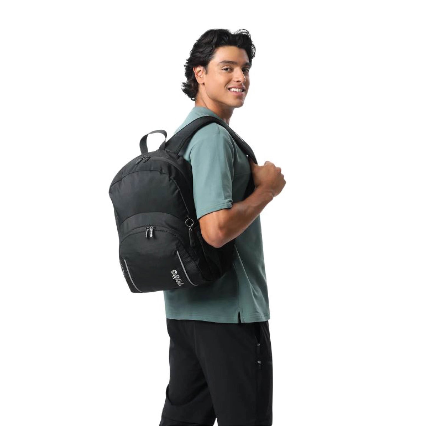 Mochila Totto Datar 2.0 Color Negro para hombre trabajo y viaje