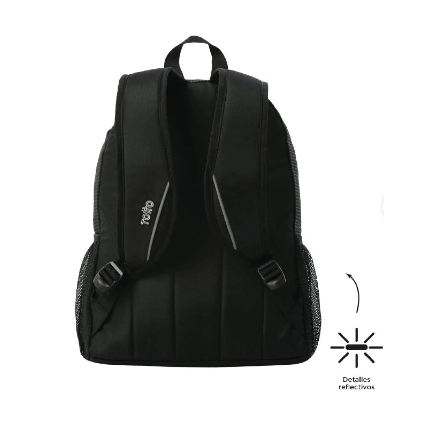Mochila Totto Datar 2.0 Color Negro para hombre trabajo y viaje