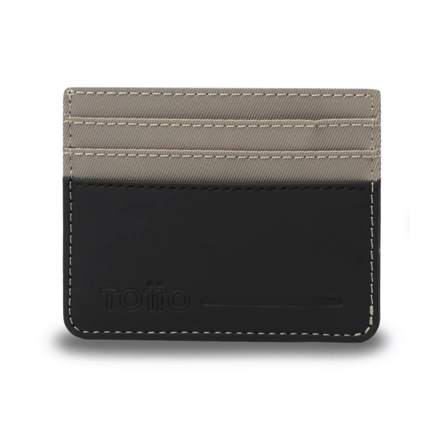 Portadocumentos Totto Slim Nexus Beige – Con Protección RFID Blocker, Ultra Ligero y Material Sostenible RPET