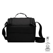 Lonchera Totto Miletto Color negro Lona impermeable interior termico